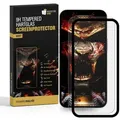 5x 9H Panzerglas für iPhone 14 matt Anti-Reflex entspiegelt mit Montagerahmen echtes Tempered Glass Panzerfolie Displayschutz Schutzglas Schutzfolie Screen-Protector