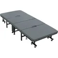 ECD Germany Gästebett 90x200 cm Klappbares Einzelbett mit Matratze
