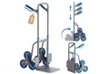 Arebos Treppensackkarre Sackkarre Transportkarre 150kg Treppensteiger Stappelkarre, Höhenverstellbar: 74 - 109 cm, Ladefläche: 31,1 x 28,8 cm