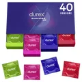 Durex Surprise Me Kondome 40 Stück, 4 Sorten Mix, vielseitig, Probierpackung
