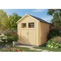 Gerätehaus Alisha Gerätehaus Aus Holz, Geräteschrank Mit 14 Mm Wandstärke, Gartenhaus Mit Montagematerial - Alpholz