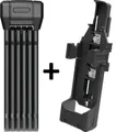 Abus Faltschloss Bordo 6200K/90 schwarz mit SH Halterung 94 cm Abus Level 13