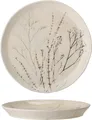 Bloomingville Bea Teller, Natur, Steingut 27,5 cm Colour Code Nature