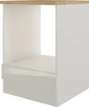 Herdumbauschrank LUND Lichtgrau 60 x 60 x 85 cm (BxTxH)