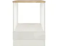 Flex Well Herdumbauschrank Lund BxTxH 60 x 60 x 85 cm lichtgrau glänzend zerlegt