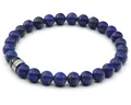 LAVISA Edelstein Armband - Echte Naturstein Perlen | Kristalle, Heilsteine | Onesize Unisex (Lapislazuli 6mm)