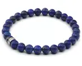 LAVISA Armband Armband 6mm Echte Edelstein Perlen, Kristalle, Onesize, Echte Edelsteine, Rostfreies Edelstahl, Wasserfest