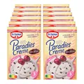 Dr. Oetker Paradiescreme Stracciatella für 300 ml Milch, 12er Pack