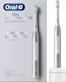 Oral-B Oral-B Schallzahnbürste "Pulsonic Slim Luxe 4000", 1 St. Aufsteckbürsten, 31.000 Bürstenkopfbewegungen pro Minute platin