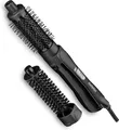 BaByliss AS82E Heißluftstyler, 800W, Föhnbürste mit 2 Aufsätzen, Keramik Schwarz