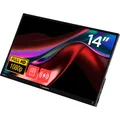 14" (35,56cm) Verbatim LIGHT Touchscreen Monitor schwarz 1920x1080 1x HDMI 1.4 / 2xUSB-C mit DisplayPort