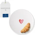 Teller Herzmotiv Weiß Porzellan Villeroy & Boch 26 cm spülmaschinenfest
