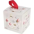 Adventskalender Cube Merry Christmas silver/gold/magenta