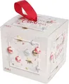 Adventskalender Cube Merry Christmas silver/gold/magenta