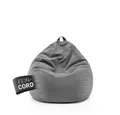 Lumaland Sitzsack Comfort Line Sitzsack Fein Cord M, 120 L - bequemer Indoor Sofa Sessel, ideal zum Pouf - EPS Perlen Bean Bag mit Füllung - Indoor Sitzsessel