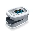 Beurer PO 30 Pulsoximeter, Grau-Weiß