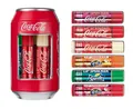 Lip Smacker, Coca-Cola Lippenbalsam-Sortiment, Feuchtigkeitsspendender, duftender Lippenbalsam in Sammlerdose, Geschenkset für Mädchen, 6 Coca-Cola-Geschmacksrichtungen