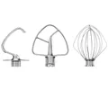 KitchenAid Edelstahlwerkzeuge 3er Set 5KSM5TH3PSS für Artisan & Classic (Neu)