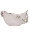 LARKSON Umhängetasche Solveig Small Halbmondtasche für Damen und Herren, Stylische Crossbody Bag in Halbmond Form, Sand