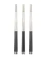 BAYLI Pizzaschneider 3 Paar Chinesische Essstäbchen Set aus Edelstahl, edle Sushi Stäbchen