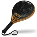 Apollo Padel Schläger - Padelschläger für Anfänger und Fortgeschrittene, Carbon-Schläger für Damen und Herren 3K orange