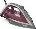Tefal Dampfbügeleisen Smart Protect Plus, 2800W, 40 g/Min. kontinuierliche Dampfabgabe, 2800 W, automatische Abschaltung, Vertikaldampf, weinrot/grau, FV6870