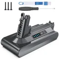 Morpilot 6500mAh Akku für Dyson V10 SV12, Ersatzakku für Dyson V10 Absolute Animal Motorhead Fluffy Extra Cyclone Akku-Staubsauger, Ersetzt 969352-02