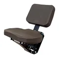 Klara Seats Beifahrersitz Schleppersitz Traktorsitz Notsitz kompatibel für John Deere PVC Braun Schlepper Traktor