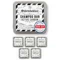 NEU: Störtebekker® Premium Shampoo Bar Active Carbon (6x) | Festes Shampoo Herren & Damen mit Aktivkohle | 3in1 Duschseife Männer | Intensivpflege für Haare & Kopfhaut - vegan, handgefertigt (6x100g)