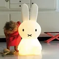 Stehleuchte Mr Maria, Miffy, dimmbar, Weiß, für Kinderzimmer, Kunststoff - 40 - 40 - 80