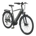Prophete Trekking E-Bike Entdecker 4.0 Herren Moosgrau-Schwarz Mat 28 Zoll