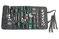 Brüder Mannesmann Werkzeug-Rolltasche 65-tlg., wasserabweisend, Organizer für Heimwerker und Werkstatt, robust, 10-jährige Garantie, schwarz, Maße: 30,5 × 13 × 9 cm, 2,34 kg | M21170