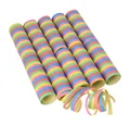 PAPSTAR Luftschlange Luftschlangen 4 m Stripes flammhemmend 10 Stk