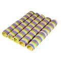 10er Pack Luftschlangen 7mm x 4m STRIPES PAPSTAR