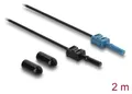 DeLOCK 91024, Schwarz, Blau, Multi-Modus, 2 m, 1 Stück(e)