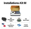 HOME DELUXE Installations-Kit Begrenzungskabel, inkl. Erdspieße, Kabelverbinder & Klemmen, Begrenzungskabel für Mähroboter