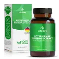Roter Panax ginseng Extrakt 600 mg vegan Kapseln 78 g