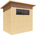 Bertilo Gartenhaus Pent Modern 2 naturbelassen