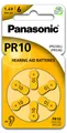 Panasonic 10 gelb Hörgerätebatterien PR-10 / 5 Blister a 6 Stück = 30 Stück