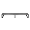 RICOO Monitorständer 2 Monitore Bildschirmerhöhung FS0112 Monitor Stand Monitorerhöhung Schreibtischaufsatz 100 x 26 x 12 cm Laptop Erhöhung schwarz