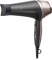Remington Haartrockner Fön D5706 Grau / Rosé LED Anzeige + 45 mm Rundbürste