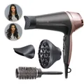 REMINGTON Haartrockner Curl & Straight Confidence D5706 Stylingdüsen Ionen 2200W
