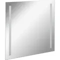 FACKELMANN LED Spiegel linear MIRRORS / Wandspiegel mit LED-   und Ambientelicht / Maße (B x H x T): ca. 80 x 75 x 2 cm / hochwertiger Badspiegel ...