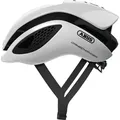 ABUS Rennradhelm GameChanger - Aerodynamischer Fahrradhelm mit optimalen Ventilationseigenschaften für Damen und Herren - Weiß, Größe L (59-62 cm) - Weiß