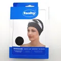 Fashy Exklusive Badehaube Kordel 3493 20 schwarz weiß Hair Hair Care & Styling