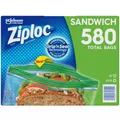 Easy Open Tabs Sandwichbeutel, 580er Pack 145 Stück, 4 Packungen, Kunststoff,...