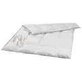 sleepling warme Winter Federdecke Daunendecke 135x200 cm, Winter Bettdecke, Winterdecke 135 x 200 cm, 20% Daunen 80% Federn, Winterbettdecke, Downpass, Made in EU, Oeko-Tex, waschbar bis 60 Grad