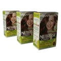 3 x Garnier Nutrisse Cremehaarfarbe 5.35 Goldenes Rehbraun