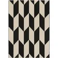 benuta Pop Teppich, Schwarz, Textil, Grafikmuster, Rechteckig, 80x150 cm, Oeko-Tex® Standard 100, wasserabweisend, Teppiche & Böden, Teppiche