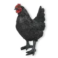 Gartendeko Huhn Figur schw 35cm stehend Deko Hühner Deko Hennen Bauernhof Tiere